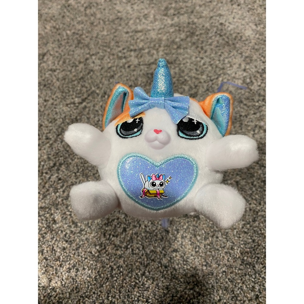 Zuru Rainbocorns Kittycorn Surprise White Orange Cat Unicorn Plush